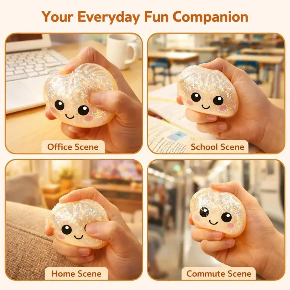 Large Glitter Bao Stress Ball